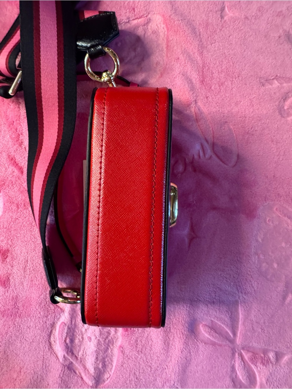 Marc Jacob’s Snapshot Hibiscus Multi • NWT • Guitar Strap • Gold Hardware - Picture 6 of 11